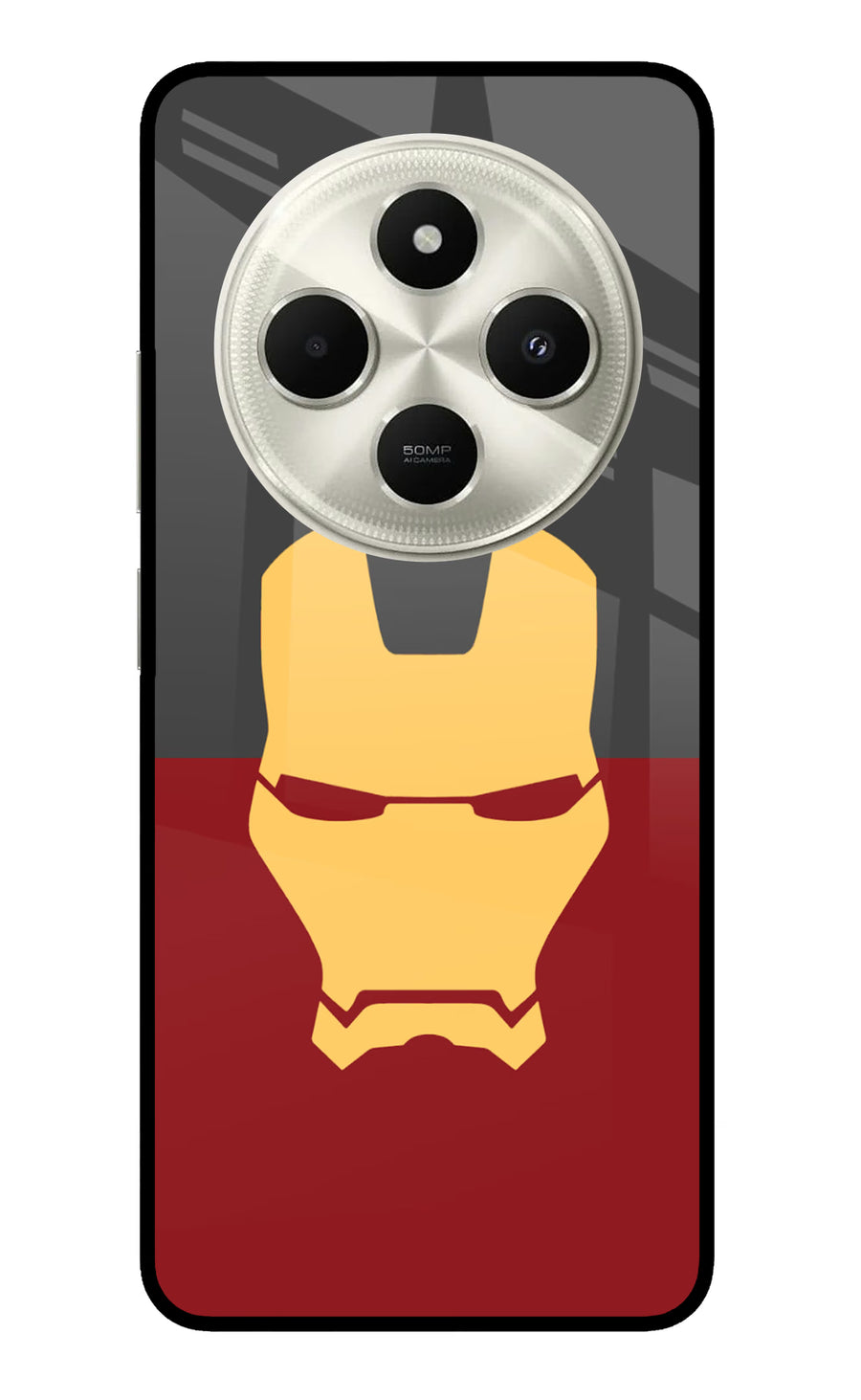 Ironman Poco C75 5G Back Cover, Metal case