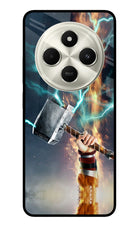 Thor Hammer Mjolnir Poco C75 5G Metal Case Back Cover by Casekaro