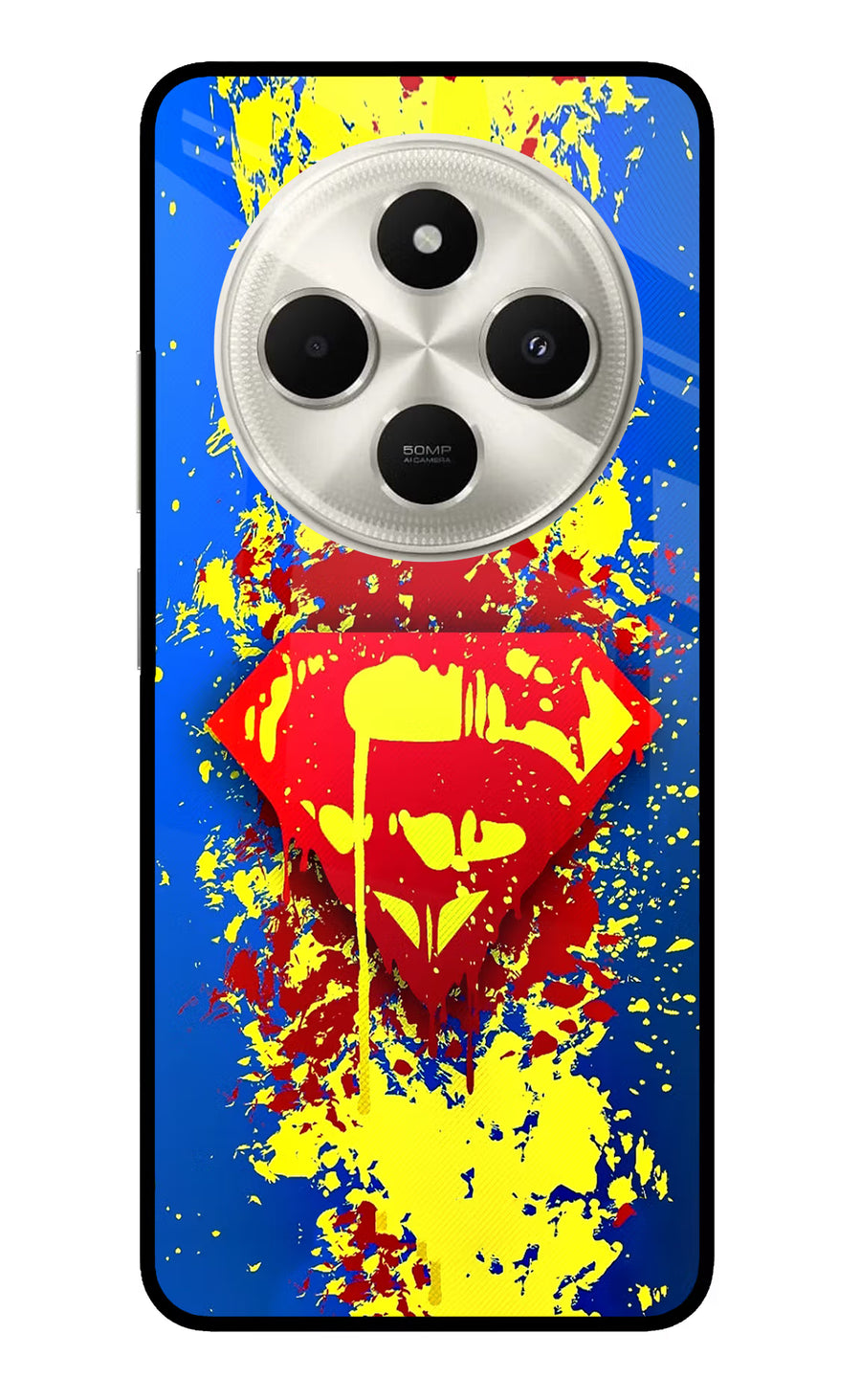 Superman logo Poco C75 5G Back Cover, Metal case