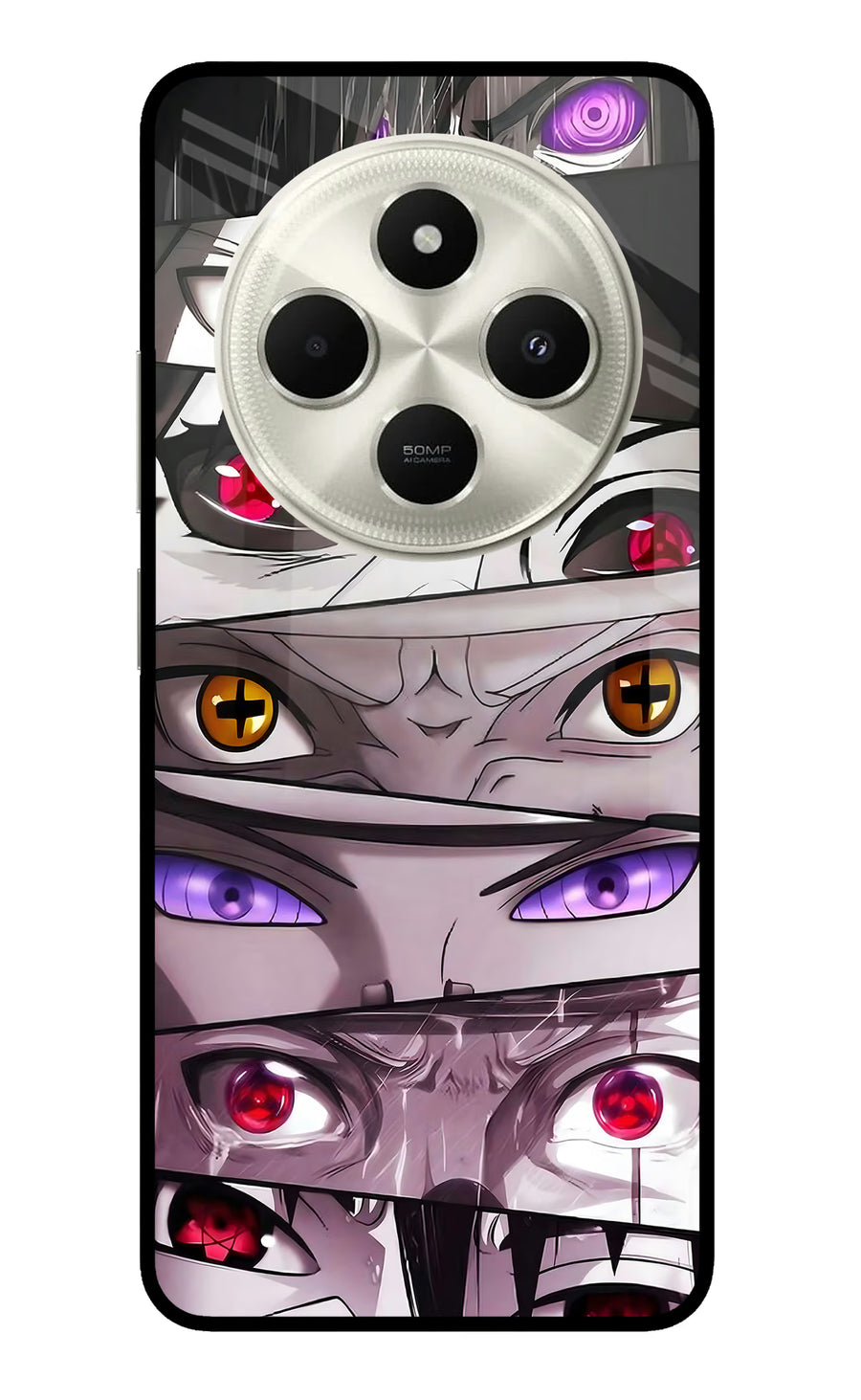 Naruto Anime Poco C75 5G Back Cover, Metal case