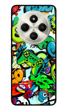 Game Doodle Poco C75 5G Metal Case Back Cover by Casekaro