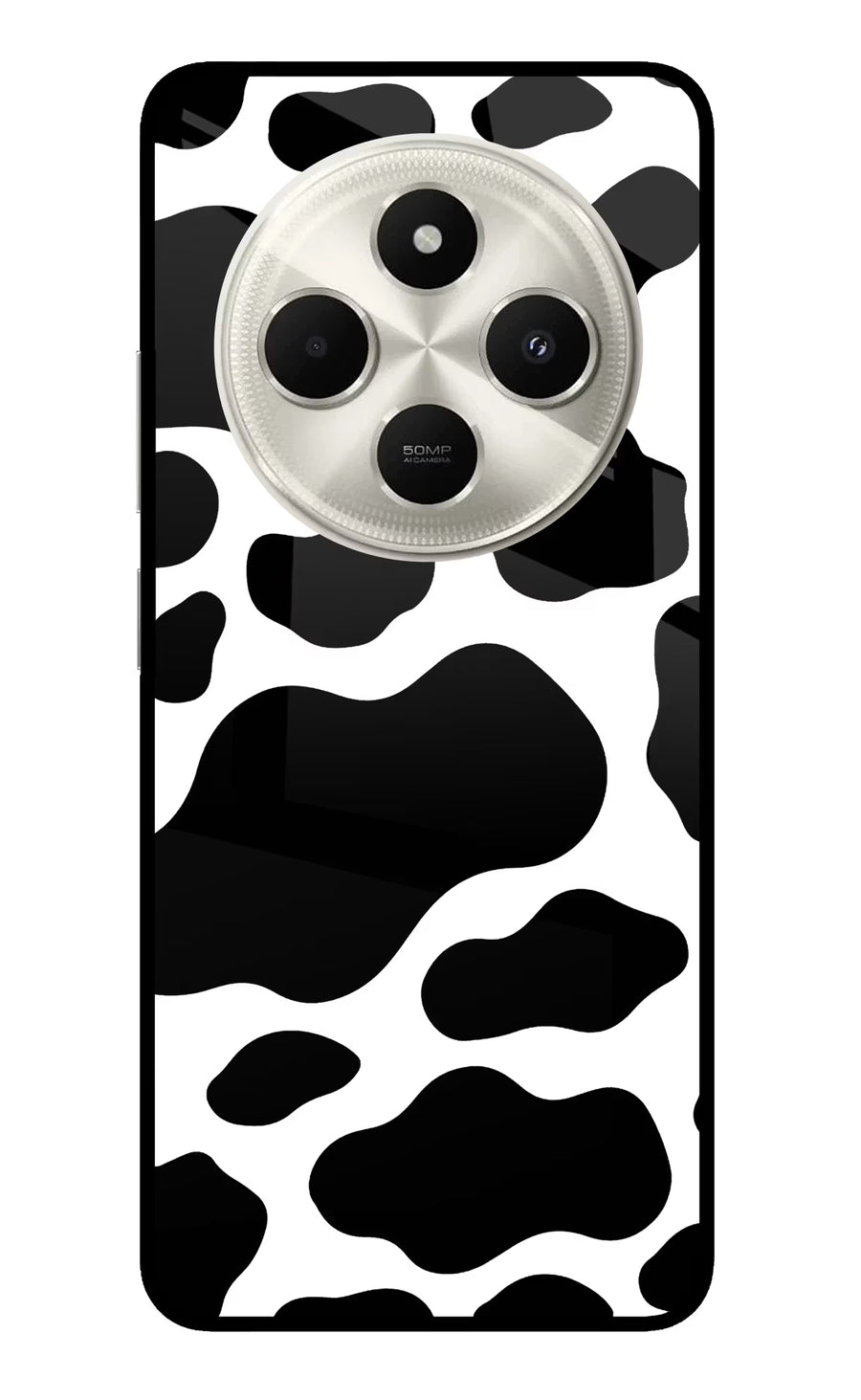 Cow Spots Poco C75 5G Back Cover, Metal case