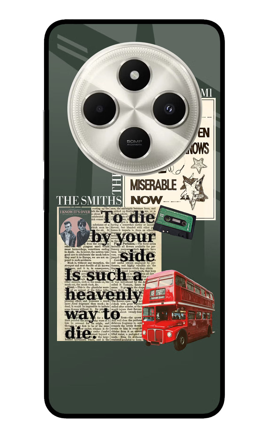 The Smiths Poco C75 5G Back Cover, Metal case