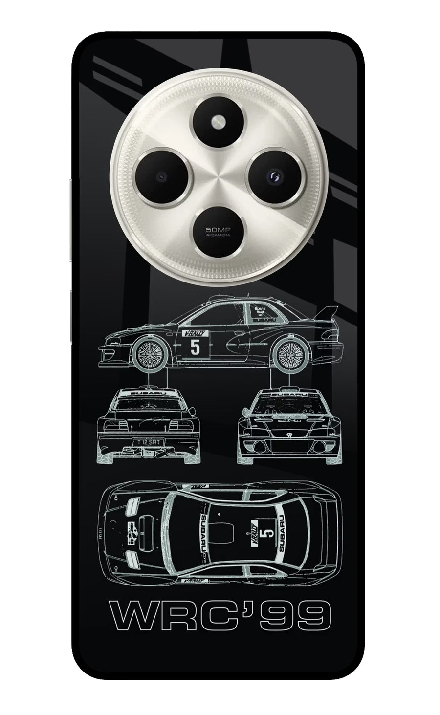 WRC'99 Poco C75 5G Back Cover, Metal case