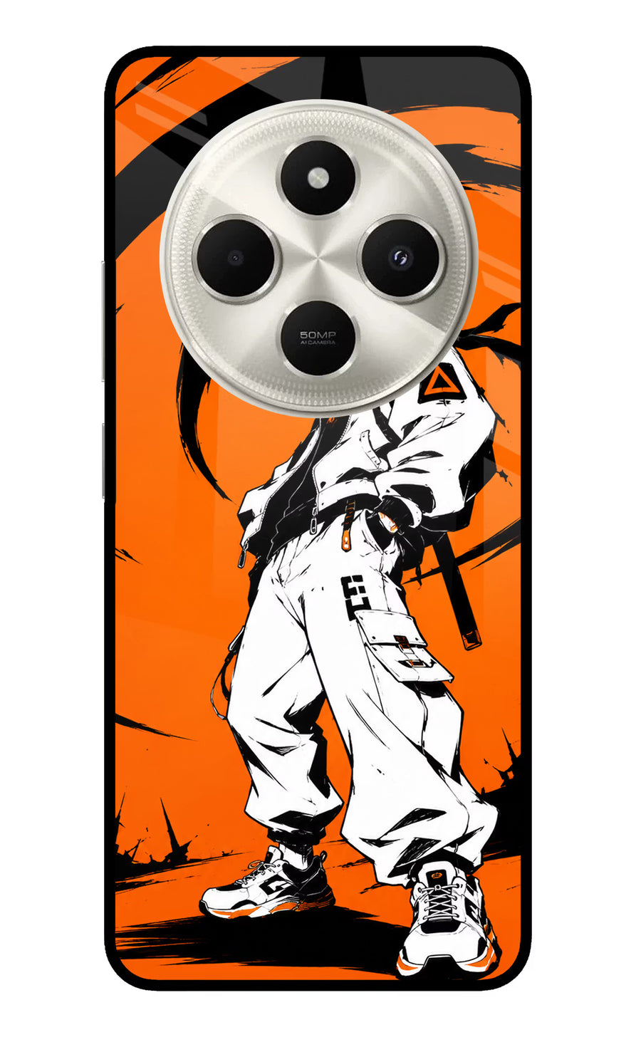 Street Samurai  Poco C75 5G Back Cover, Metal case