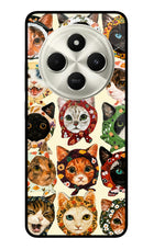 Cool Cat Poco C75 5G Metal Case Back Cover by Casekaro