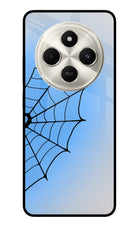 Blue Web Poco C75 5G Metal Case Back Cover by Casekaro