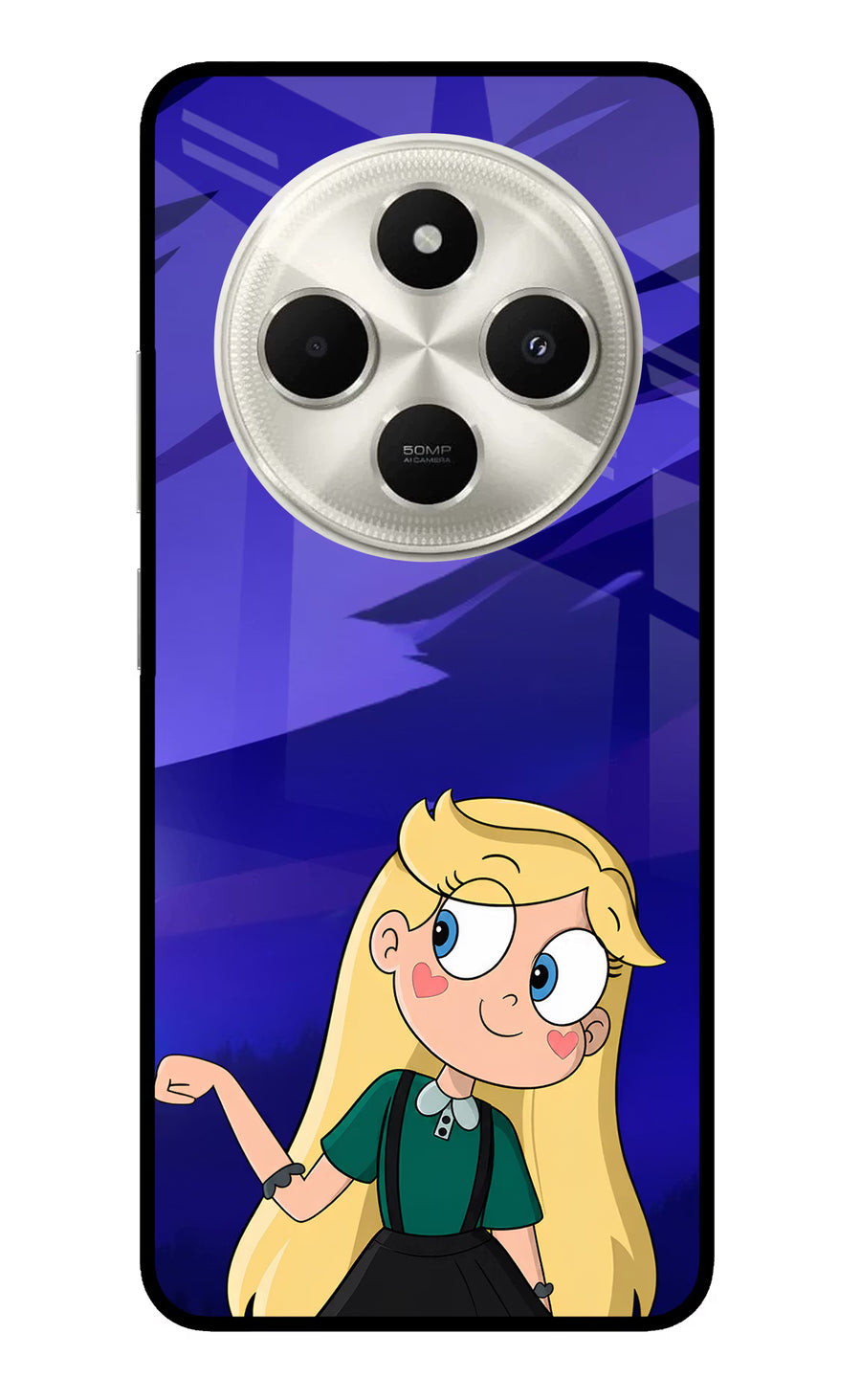 Star Glow Poco C75 5G Back Cover, Metal case