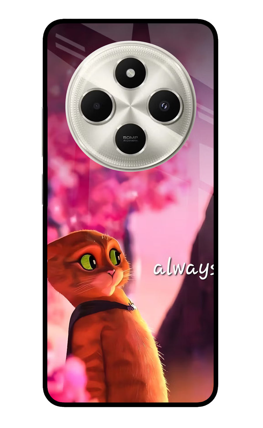 Always Cat Poco C75 5G Back Cover, Metal case