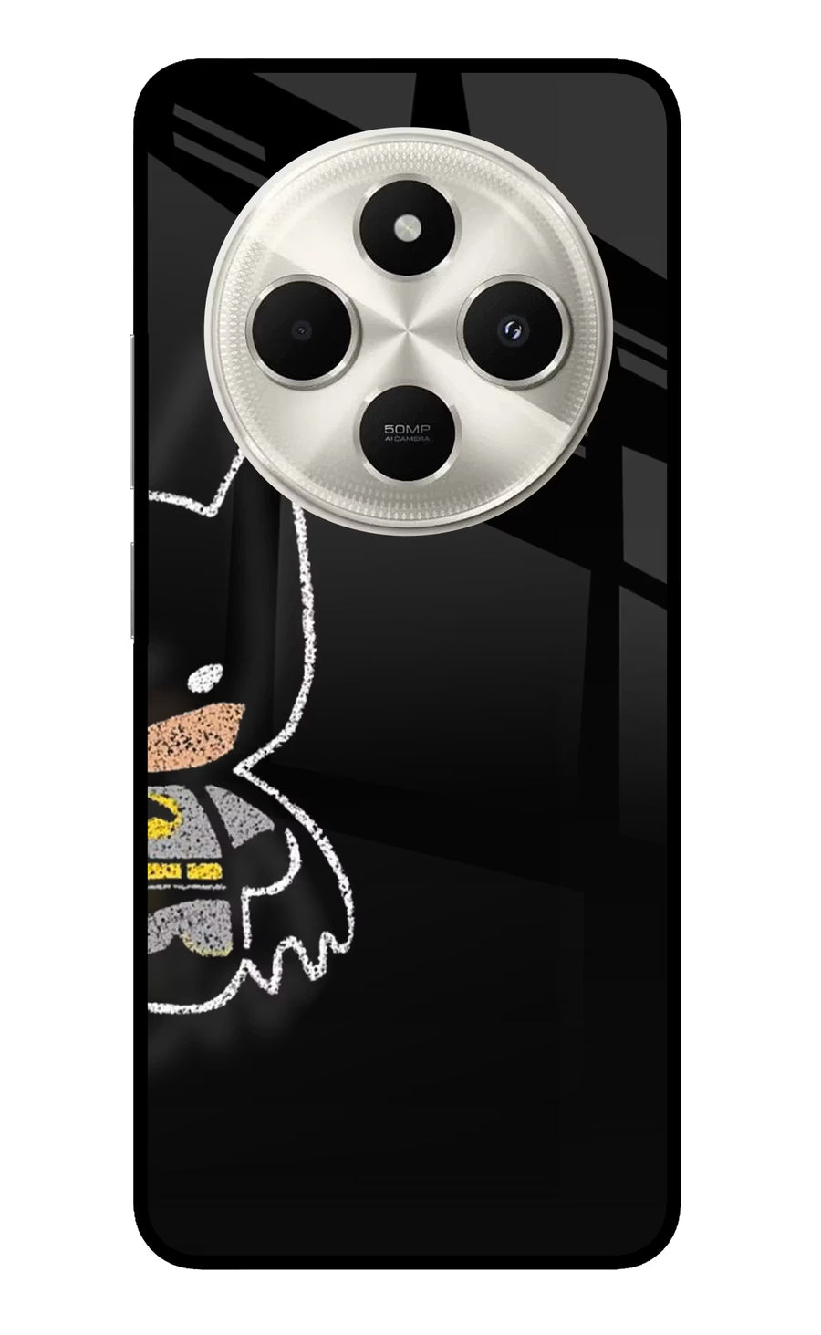 Bat Kitty Poco C75 5G Back Cover, Metal case