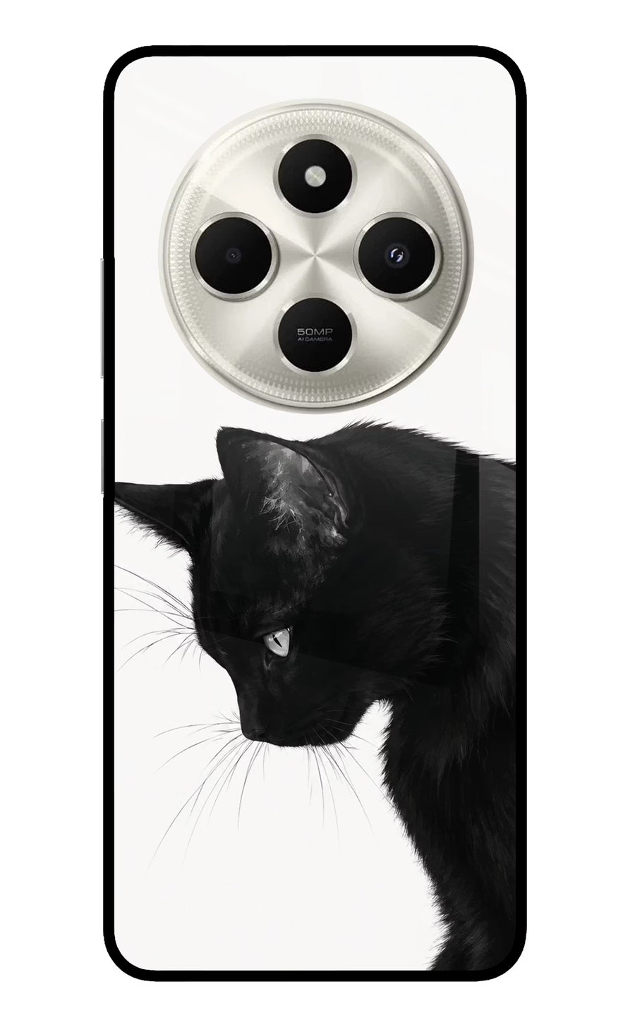 Shadow Gaze Poco C75 5G Back Cover, Metal case