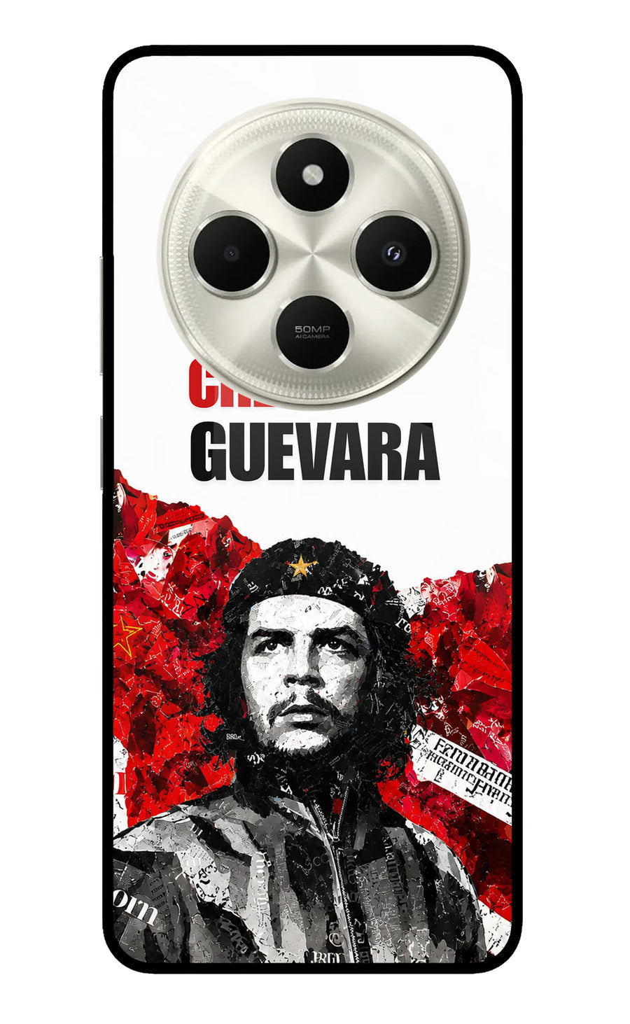 Che Guevara Revolution Poco C75 5G Back Cover, Metal case