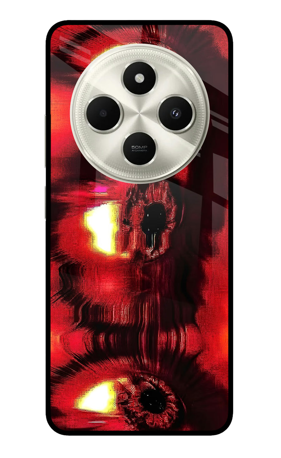 Fire Eye Poco C75 5G Back Cover, Metal case