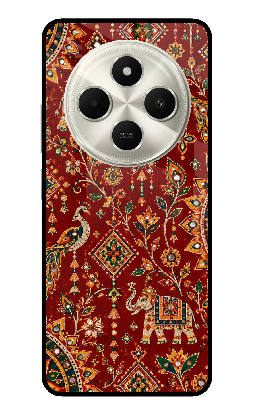 Laal Riwaaz Poco C75 5G Back Cover, Metal case