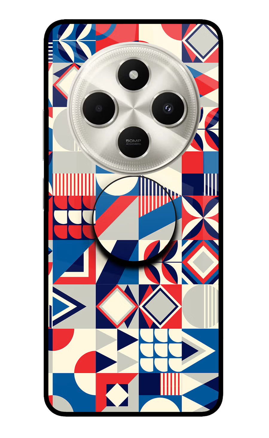 Colorful Pattern Poco C75 5G Pop Case, Metal case