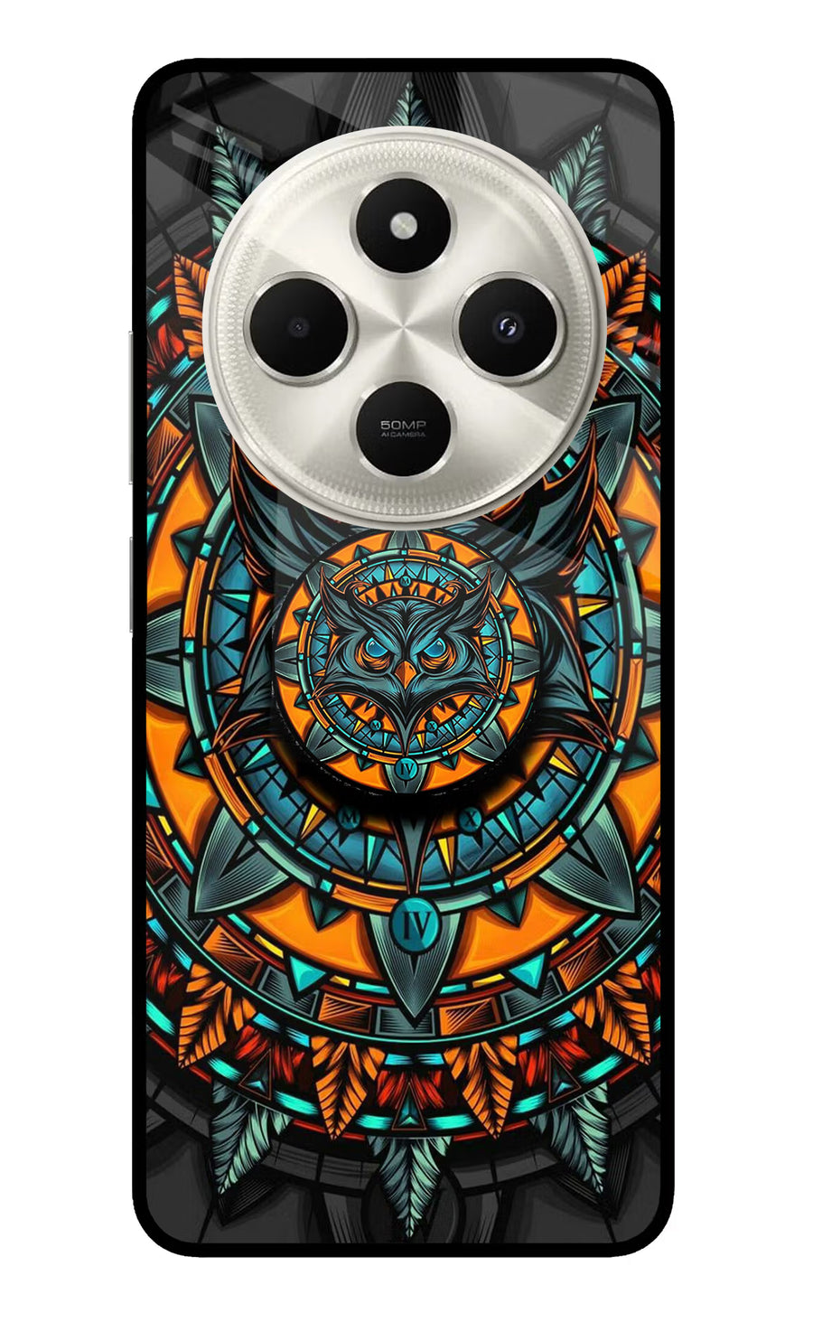 Angry Owl Poco C75 5G Pop Case, Metal case