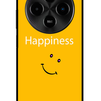 Happiness With Smiley Poco M7 5G Metal Case Back Cover by Casekaro