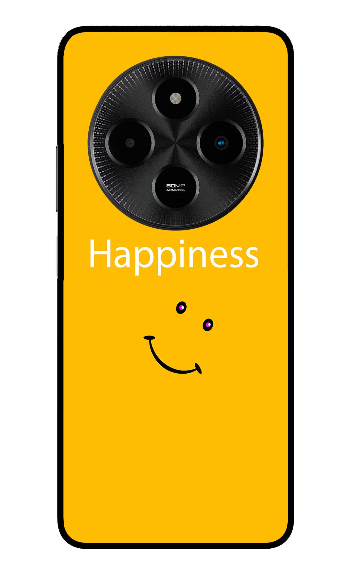 Happiness With Smiley Poco M7 5G Metal Case Back Cover by Casekaro