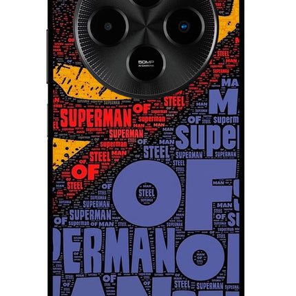 Superman Poco M7 5G Metal Case Back Cover by Casekaro
