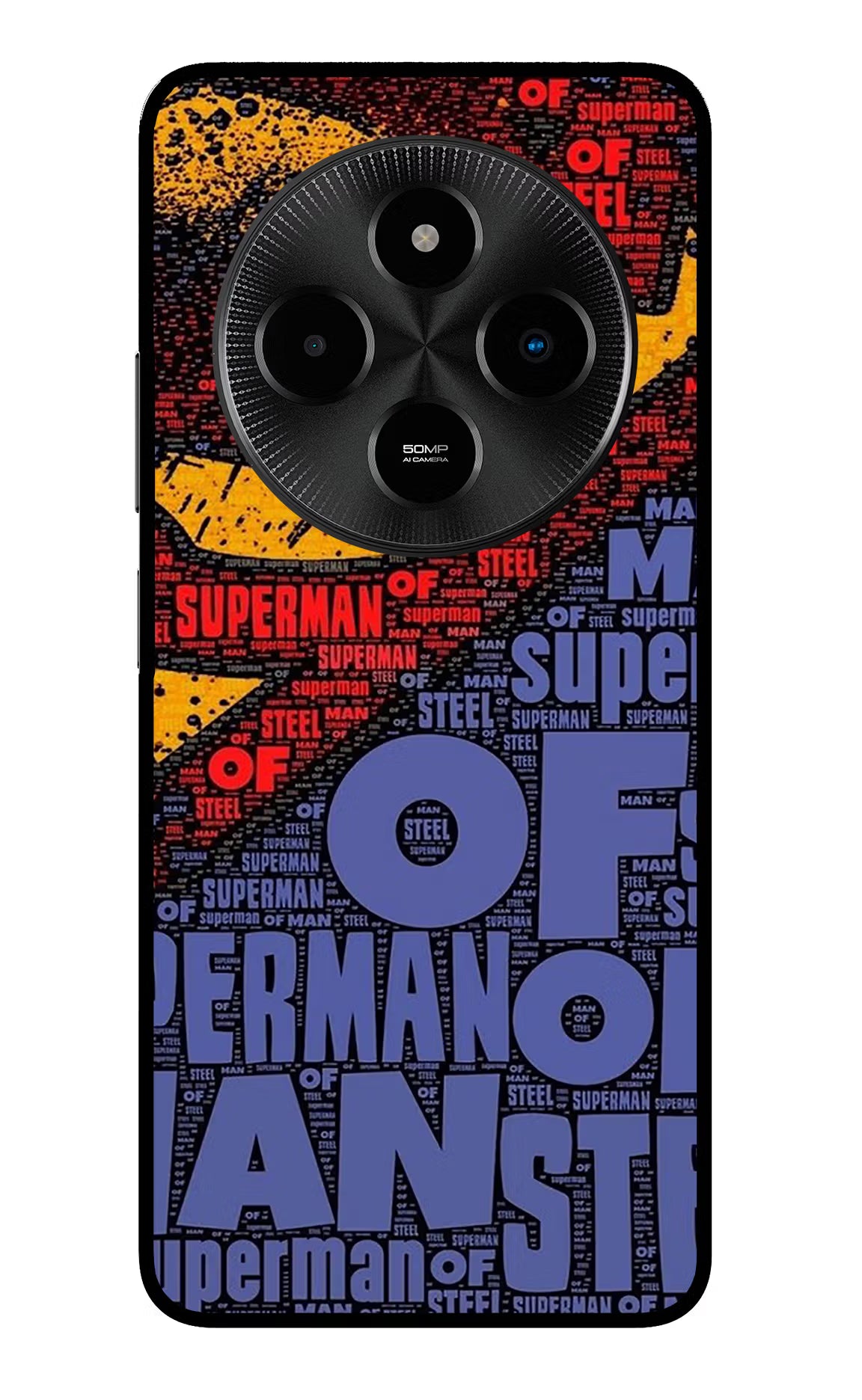 Superman Poco M7 5G Metal Case Back Cover by Casekaro