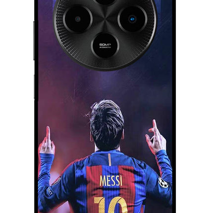 Messi Poco M7 5G Metal Case Back Cover by Casekaro