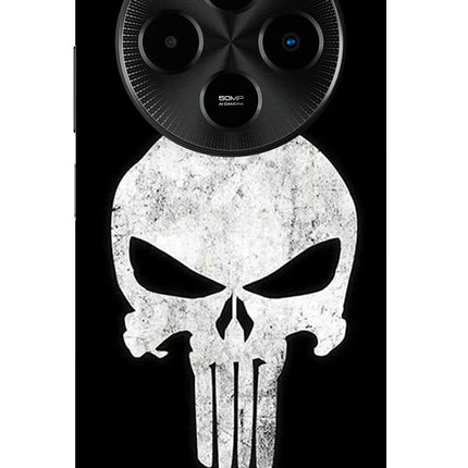 Punisher Skull Poco M7 5G Metal Case Back Cover by Casekaro