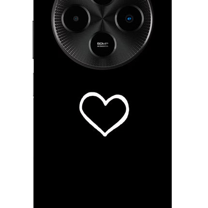 Heart Poco M7 5G Metal Case Back Cover by Casekaro
