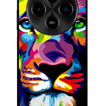 Lion Poco M7 5G Metal Case Back Cover by Casekaro