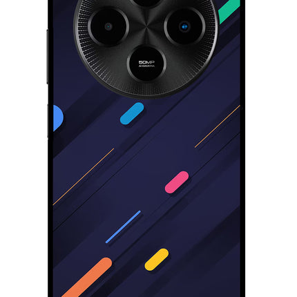 Abstract Design Poco M7 5G Metal Case Back Cover by Casekaro