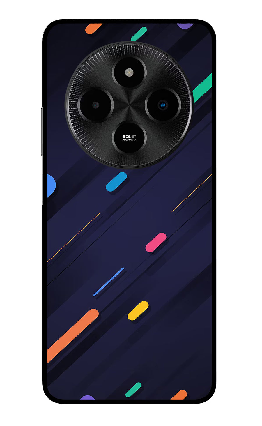 Abstract Design Poco M7 5G Back Cover, Metal case