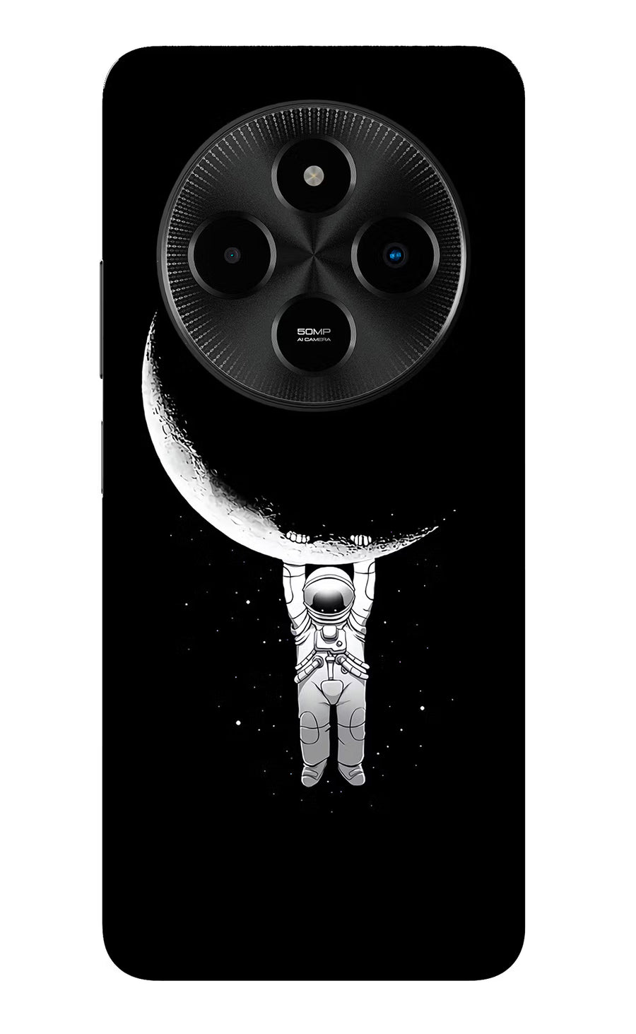 Moon Space Poco M7 5G Back Cover, Metal case