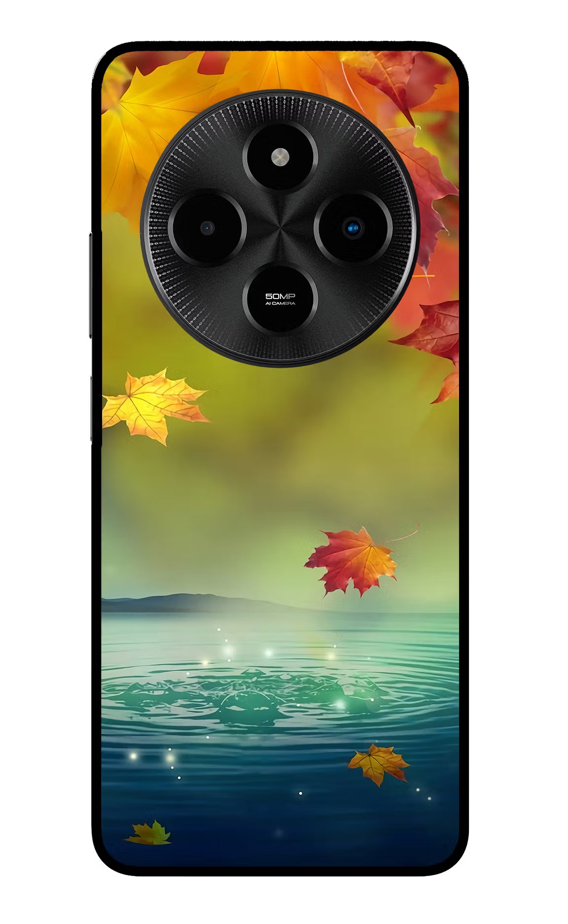 Flowers Poco M7 5G Metal Case Back Cover by Casekaro