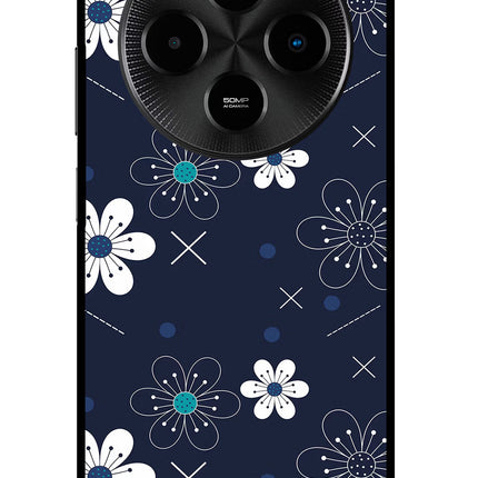 Flowers Poco M7 5G Metal Case Back Cover by Casekaro