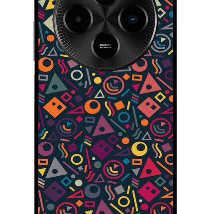 Geometric Abstract Poco M7 5G Metal Case Back Cover by Casekaro