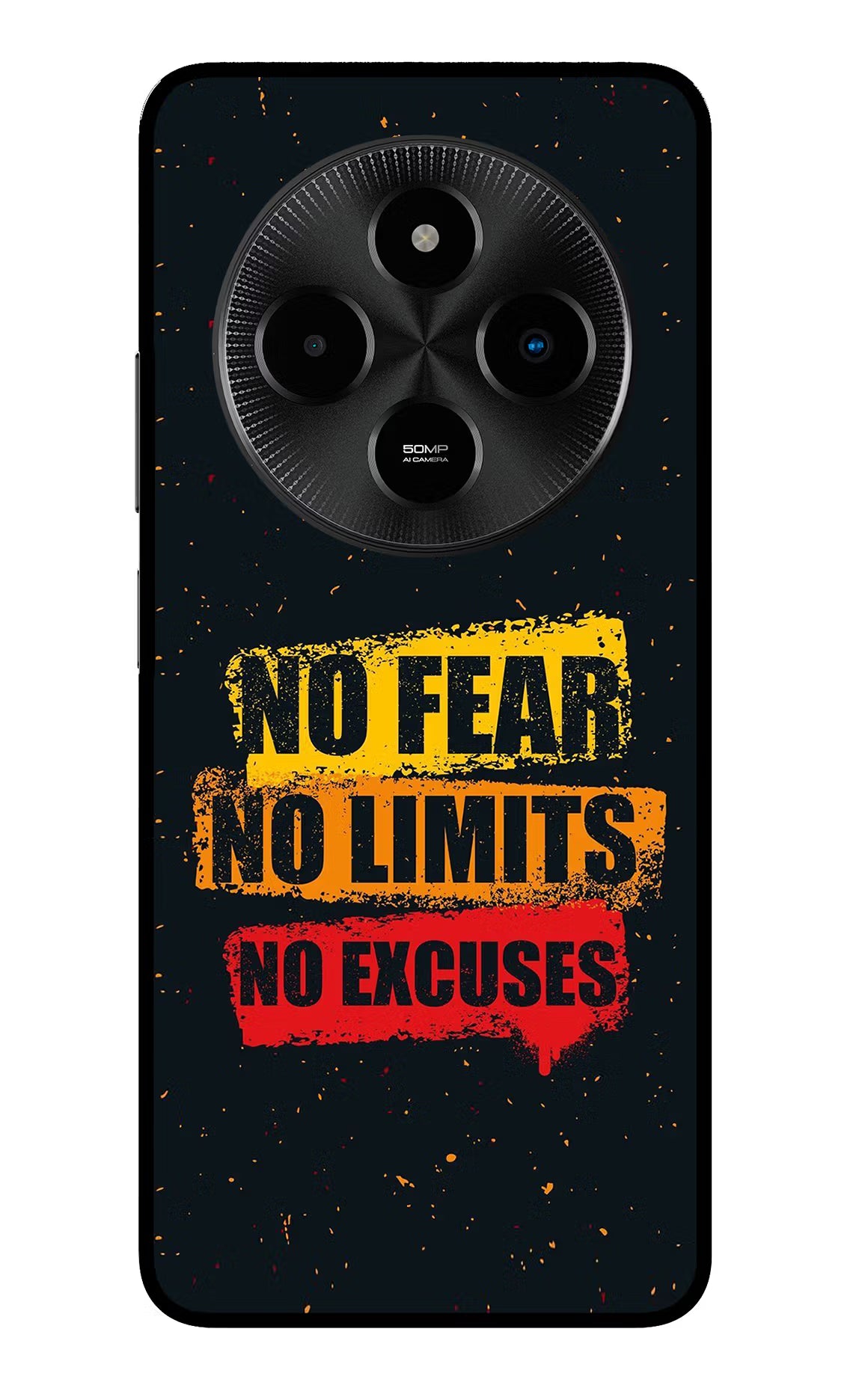 No Fear No Limits No Excuse Poco M7 5G Metal Case Back Cover by Casekaro