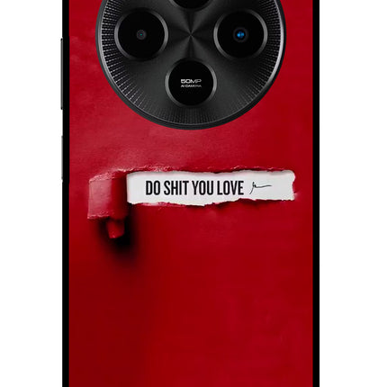 Do Shit You Love Poco M7 5G Metal Case Back Cover by Casekaro