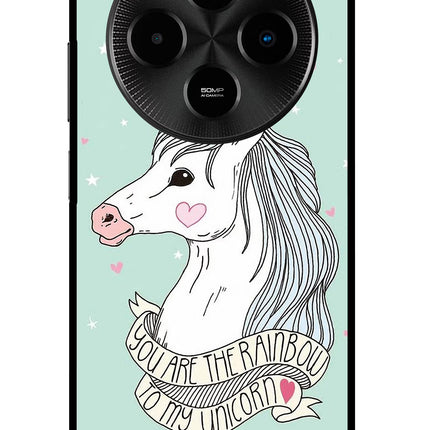 Unicorn Wallpaper Poco M7 5G Metal Case Back Cover by Casekaro