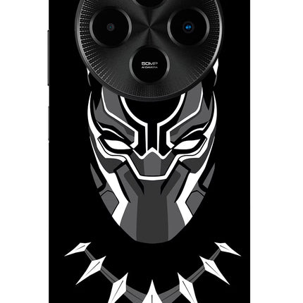 Black Panther Poco M7 5G Metal Case Back Cover by Casekaro