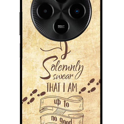 I Solemnly swear that i up to no good Poco M7 5G Metal Case Back Cover by Casekaro