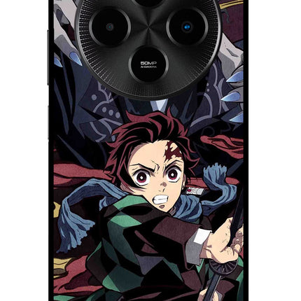 Demon Slayer Poco M7 5G Metal Case Back Cover by Casekaro