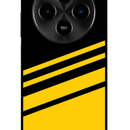 Yellow Shades Poco M7 5G Metal Case Back Cover by Casekaro