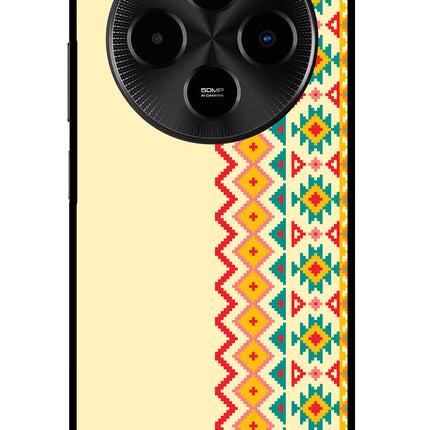 Ethnic Seamless Poco M7 5G Metal Case Back Cover by Casekaro