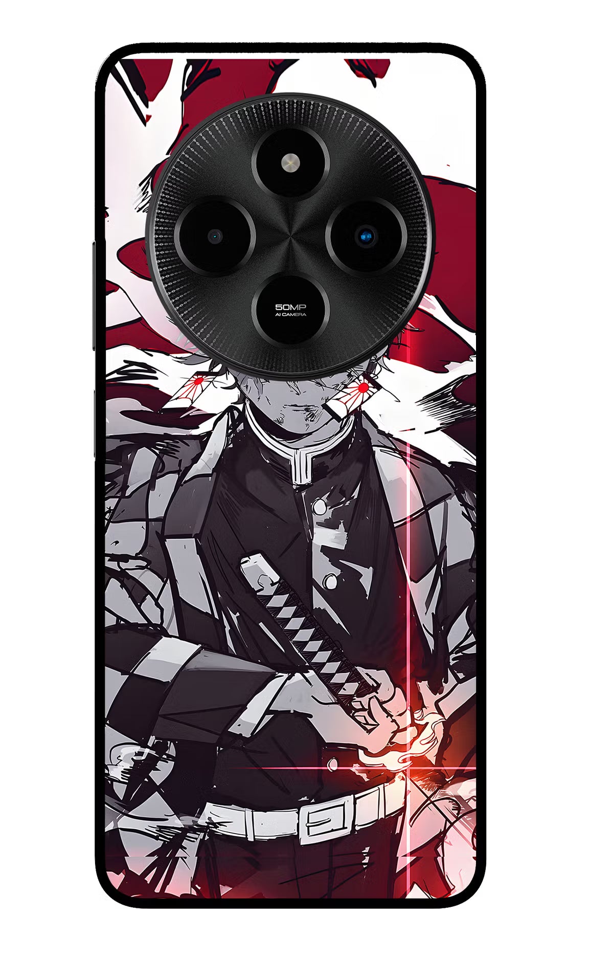 Demon Slayer Poco M7 5G Metal Case Back Cover by Casekaro