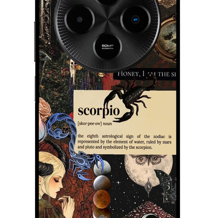 Scorpio Zodiac Poco M7 5G Metal Case Back Cover by Casekaro