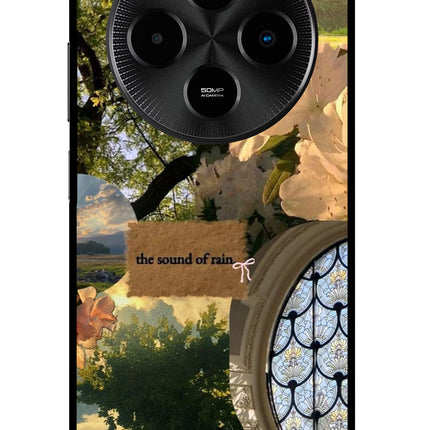 Rain Poco M7 5G Metal Case Back Cover by Casekaro