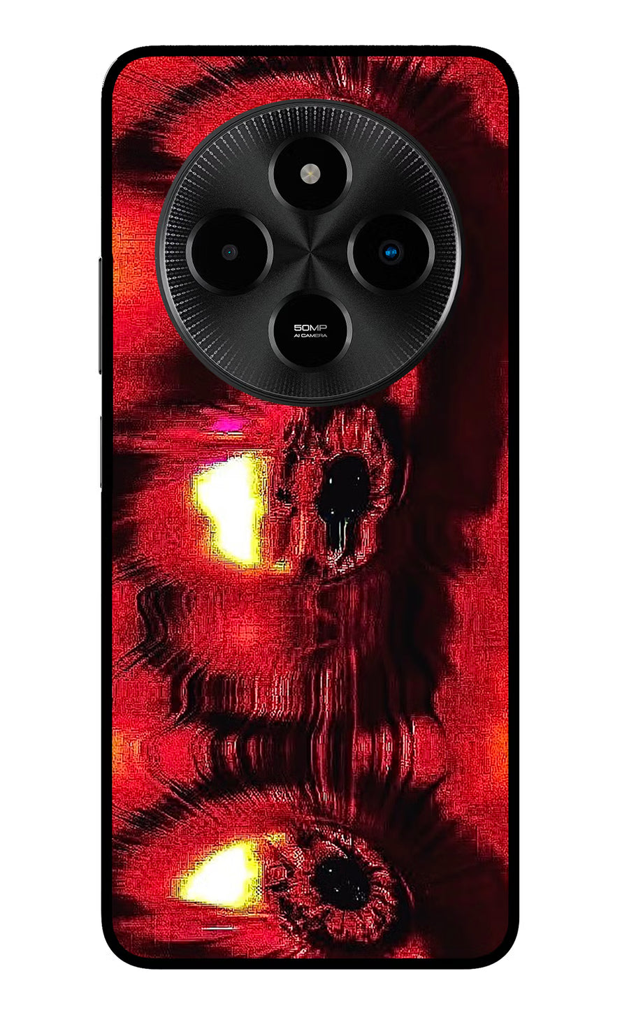 Fire Eye Poco M7 5G Back Cover, Metal case