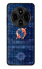 Koi Blue Poco M7 5G Metal Case Back Cover by Casekaro