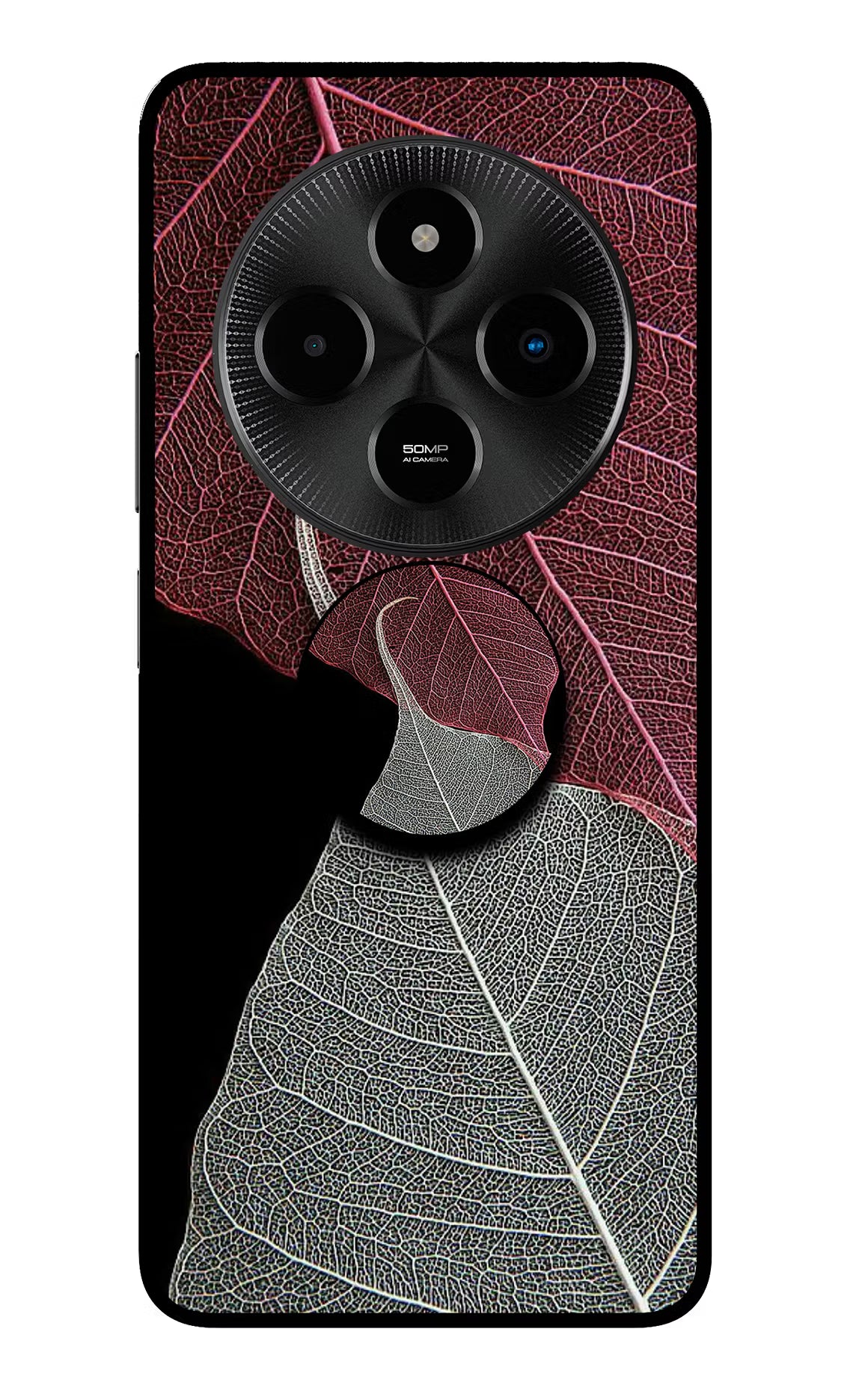 Leaf Pattern Poco M7 5G Pop Case by Casekaro