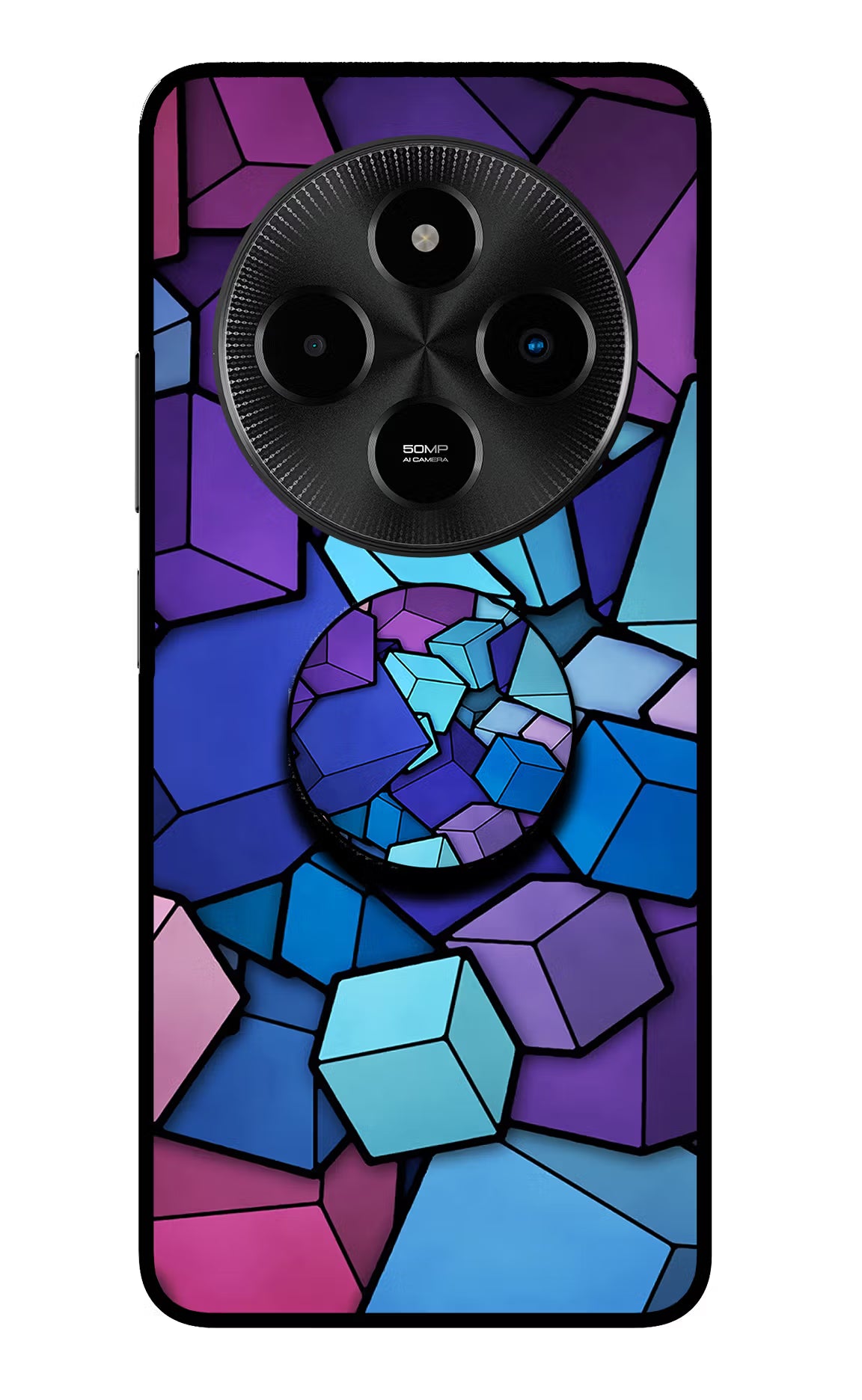 Cubic Abstract Poco M7 5G Pop Case by Casekaro