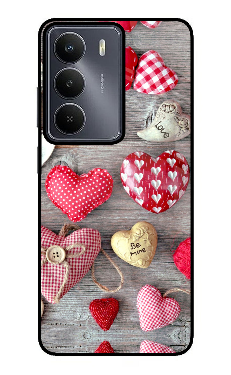 Love Wallpaper Realme Narzo 80 Lite 5G Back Cover, Metal case